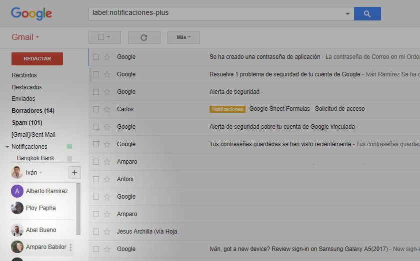 Cómo quitar la barra lateral de Hangouts de Gmail