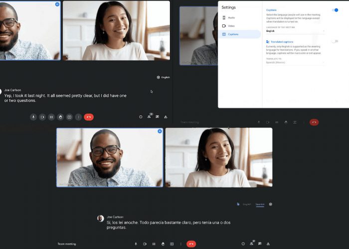 Google Meet rompe la barrera idiomática: subtítulos traducidos en tiempo real