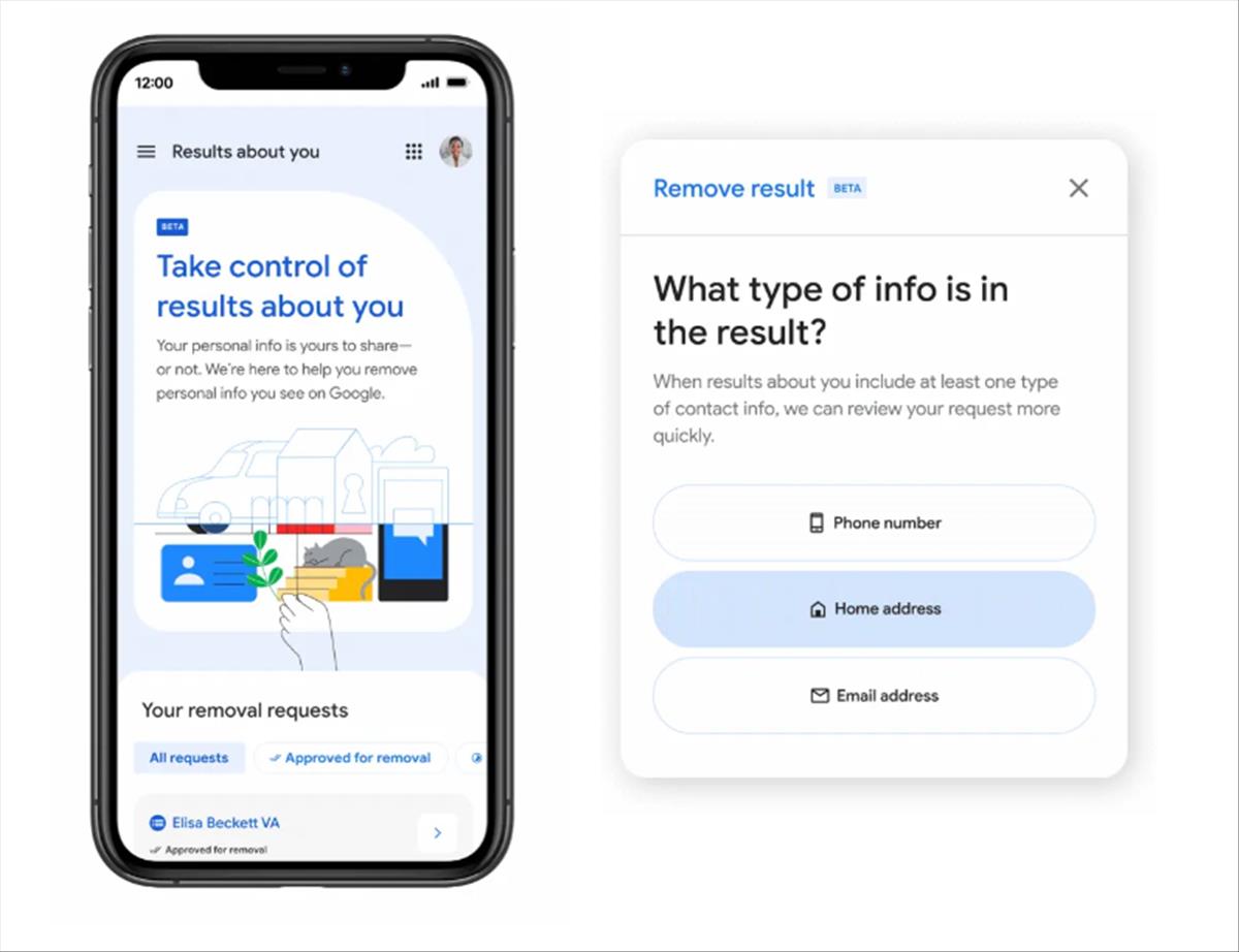 Herramienta de Google para eliminar nuestro nombre, teléfono y dirección del buscador