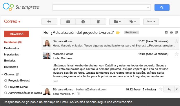 Gmail en Colombia - ABRIMA Soluciones Web