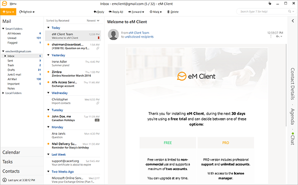 eM Client en Perú - ABRIMA Soluciones Web